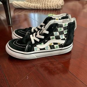 Toddler High Top Vans Sz 10